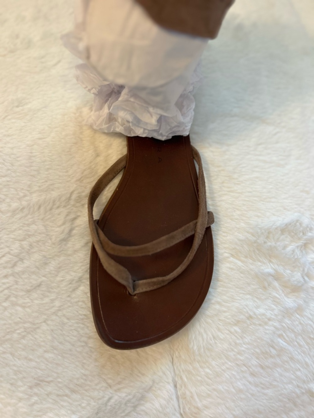 New Chie Mihara Brown Suede Wrap Sandals size 38 - Picture 3 of 12